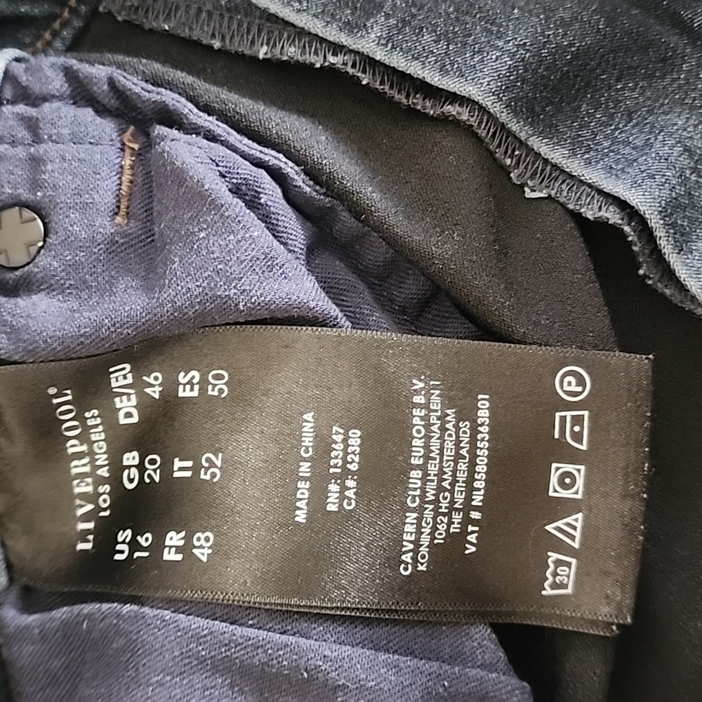 Liverpool Women's Deep Indigo Skinny Jeans - Picture 4 of 4